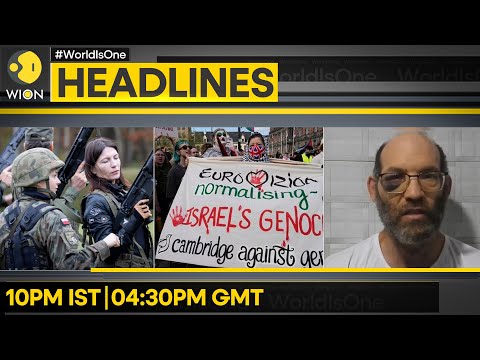 Protests at Eurovision finals | Civilians train with the Polish army | WION Headlines