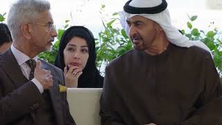 Sheikh Mohammed Bin Zayed Receives Foreign Affairs Minister of India