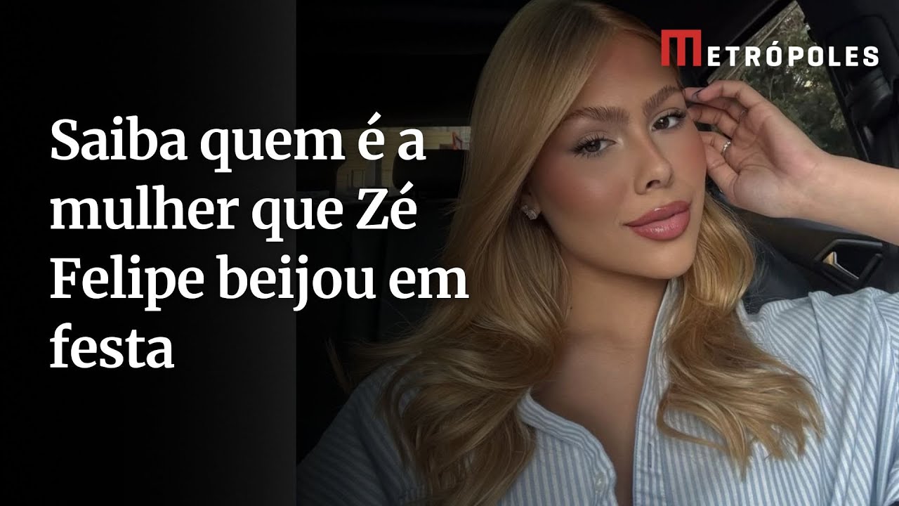 Saiba quem é a mulher que Zé Felipe beijou em festa