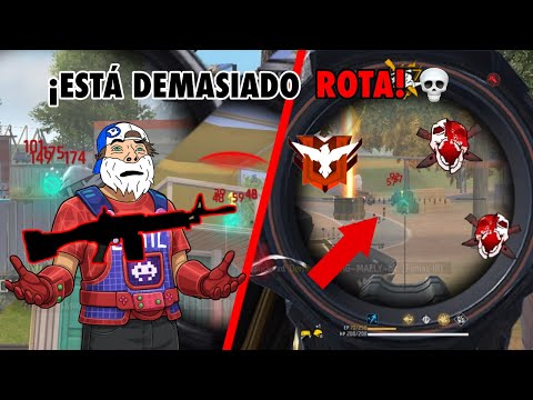 🔴 CON ESTA ARMA PEGARAS TODO ROJO EN CLASIFICATORIA 👹 FREE FIRE