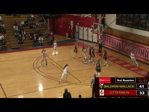 Women Basketball Otterbein vs  Baldwin Wallace 2-22-20