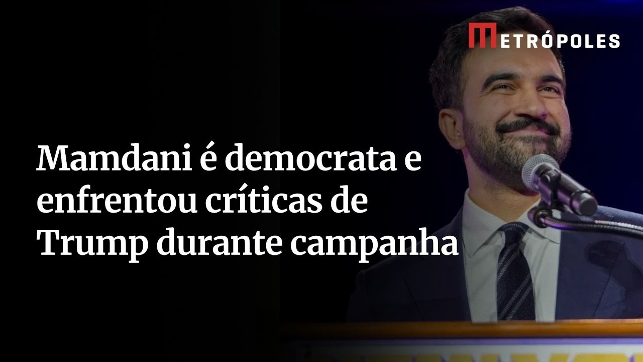 Mamdani manda recado a Trump após ser eleito em NY: “Aumente o volume”