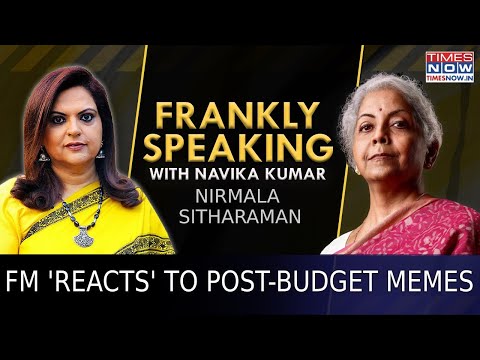 Nirmala Sitharaman Exclusive: Opens Up On Budget, Saree, Income-Tax, Memes & More | Frankly Speaking