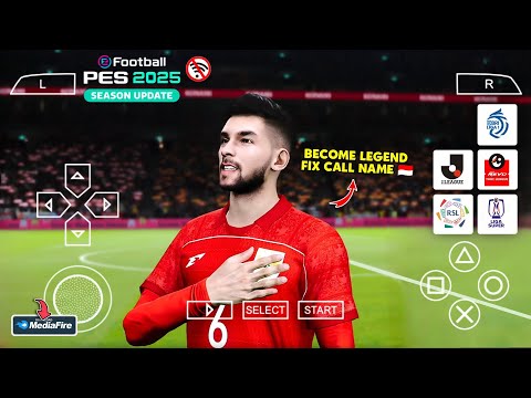 eFootball PES 2025 PPSSPP Mod Bri Liga 1 Indonesia & Liga Asia Fix Call Name Timnas🇮🇩