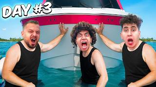 اخر واحد يشيل ايده على اليخت يكسبه 😱 / Last To Take Hand Off Boat, Keeps It