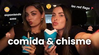 Exponiendo a nuestros exs mientras comemos 😳 Ft Laura Herrera
