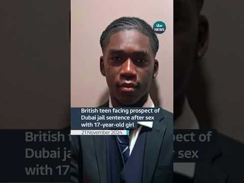 British teen facing prospect of Dubai jail sentence after sex with 17-year-old girl #itvnews#shorts