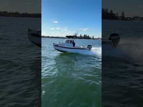 Senator 500 Cuddy riding high #fishingboat #senator