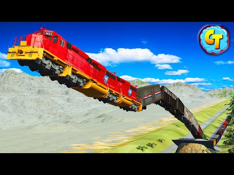 Trains CrashTherapy LIVE ✅ BEAMNG.Drive