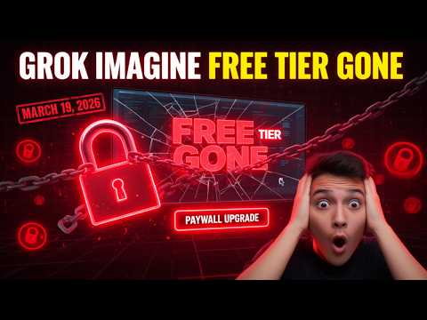 Grok Imagine Free Tier Gone Since March 19, 2026 – What Happened?