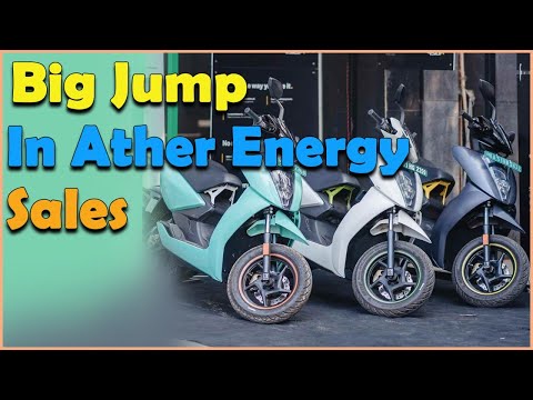 Big Jump In Ather Energy Sales | Latest EV News | Electric Vehicles