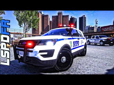 Playing as NYPD in GTA 5! Wild City Patrol with Realistic Police Mods