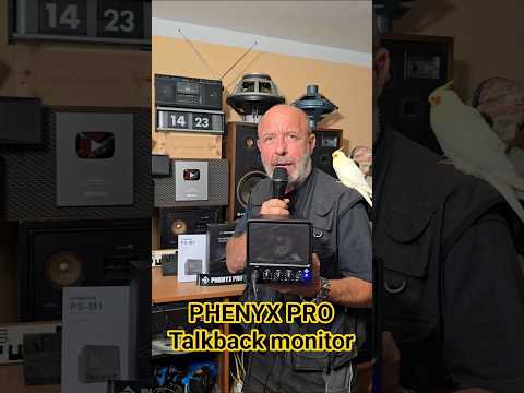 Phenyx Pro PS-M1 Talkback Monitor Speaker 🔊 #Shorts