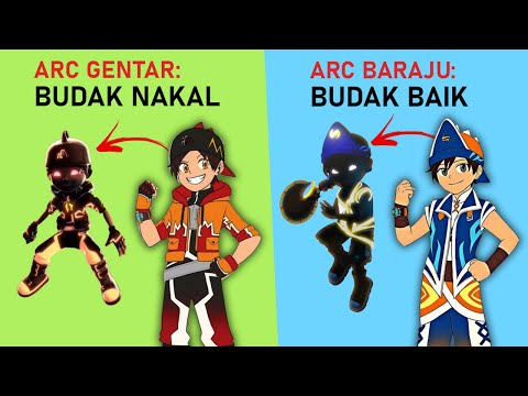 Boboiboy Galaxy BARAJU vs GENTAR: Kompilasi 10 Fakta!