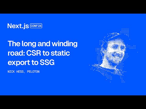 CSR to static export to SSG (Peloton)