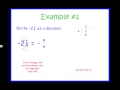 Converting Between Fractions and Decimals