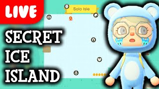 I found a secret ice island!