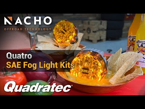 Nacho Quatro SAE Fog Light Kits for Jeep Wrangler JL & Gladiator JT