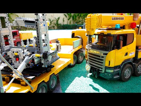 Color Block Toy Assembly with Truck Car for Kids | Excavator, Airplane