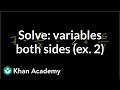 Solving Linear Equations with Variables in the Denominator
