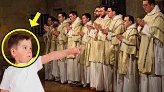 Vescovo Stava Per Ordinarlo Sacerdote, Ma Un Bambino Si Spaventa e Ferma Tutto!