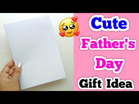 😍 no glue no scissors 😍 Father's Day Gift Idea 2025 / how to make fatherday card / father's day gift