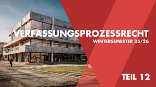 Verfassungsprozessrecht [Teil 12]