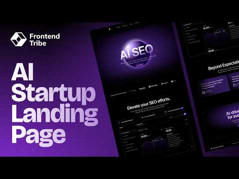 Create a Stunning AI Landing Page from Scratch (React, Next.js, Tailwind, Framer Motion)