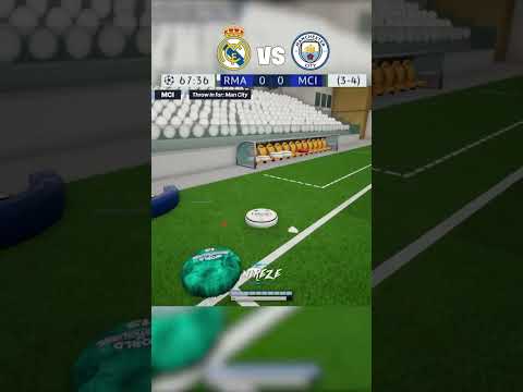 Real Madrid โช๏ธ vs ๐ต Man City | #football #footballskills #championsleague #realmadrid #mancity
