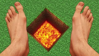 Realistic Minecraft But Steve Dies In A Brutal Way