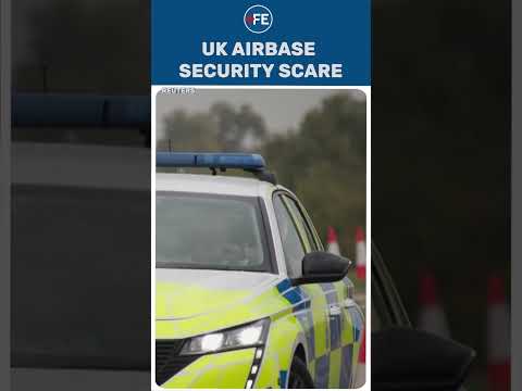 UK Airbase Used Against Iran on Alert as Five Men Arrested Near RAF Fairford | #shorts