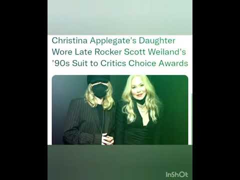 Christina Applegate's Daughter Wore Late Rocker Scott Weiland's '90s Suit to Critics Choice Award