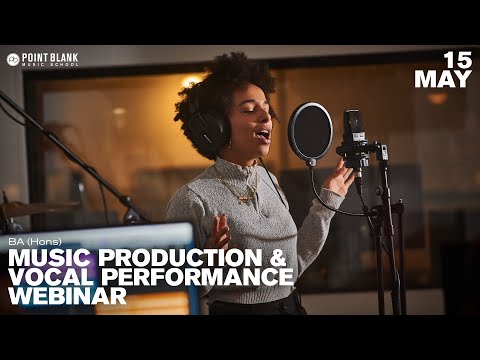 Point Blank London - BA (Hons) Music Production & Vocal Performance
Webinar