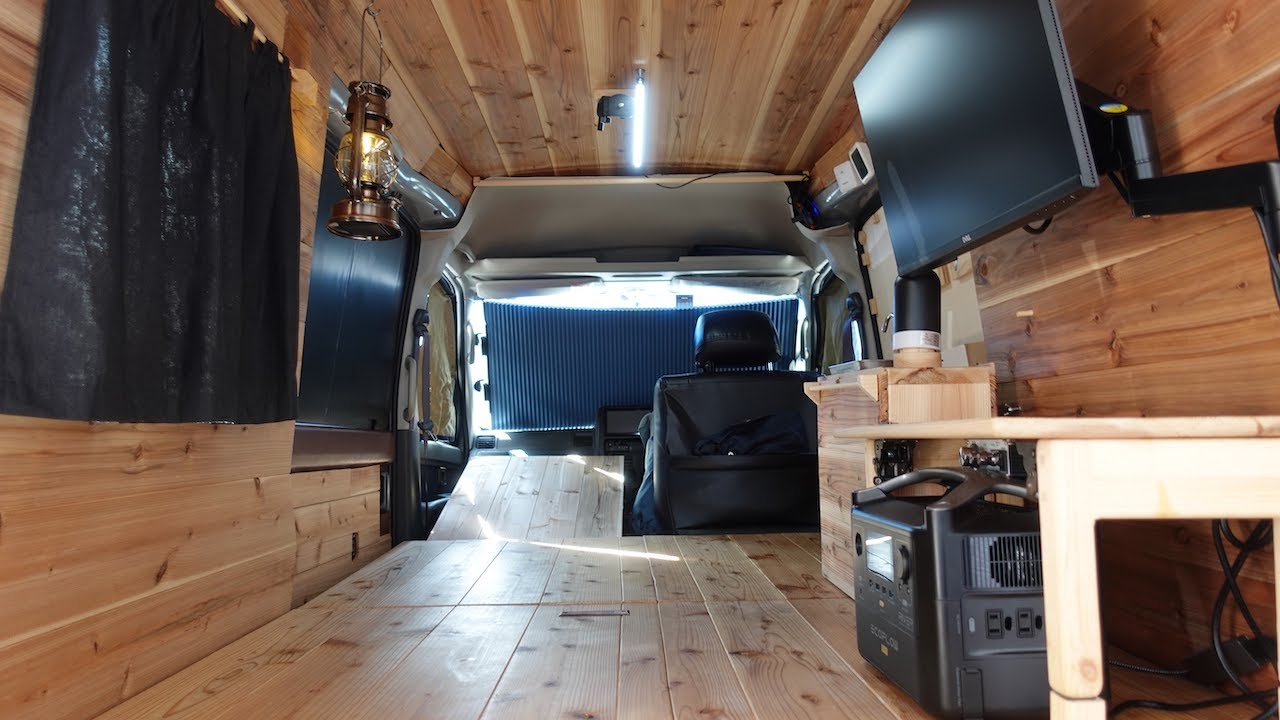 Full DIY Van Build from Start to Finish | Japanese Tiny Epic Van