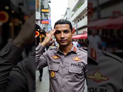 POLICE RESPECT TO CRISTIAN RONALDO and LIONEL MESSI #shorts #trending #messi #cr7 #police #respect