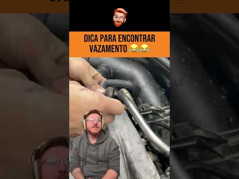 Dica para encontrar um vazamento de água, óleo...