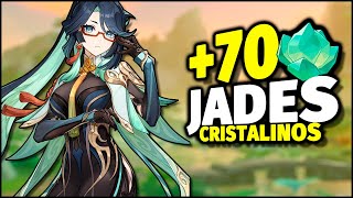 Genshin Impact JADE CRISTALINO Ruta de farmeo (Material de ascensión de Xianyun)