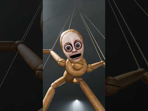 the wooden man needs your help #horror #cursed #creepy #shorts