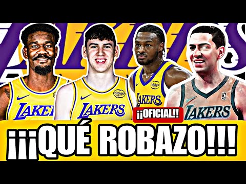 😱 ¡¡¡ESTO ES UN ROBAZO!!! 💥¡¡¡YA ES OFICIAL!!! 🚨 LAKERS ANUNCIA TODOS SUS FICHAJES 💥 NBA 2025