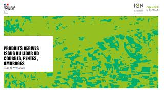 Atelier Produits dérivés du LiDAR HD (Courbes de niveaux, pentes, ombrages) - jeudi 16 avril 2026