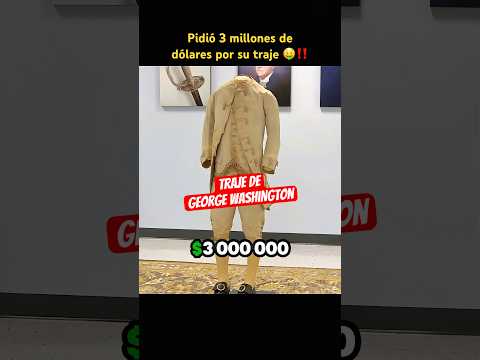 Traje de George Washington #curiosolee #elpreciodelahistoria #antiguedades #coleccionismo #coleccion