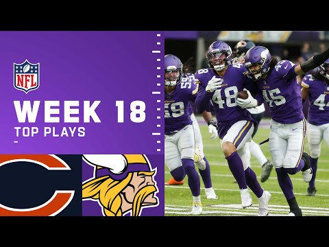 Vikings Top Plays from Week 18 vs. Bears | Minnesota Vikings video clip