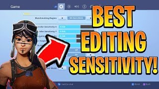 best fortnite console settings for editing best ps4 xbox one fortnite settings fortnite - good sensitivity for fortnite console