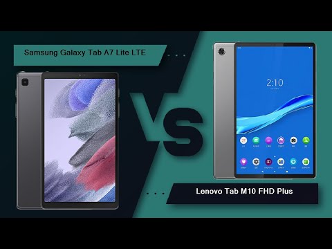 (ENGLISH) Samsung Galaxy Tab A7 Lite LTE Vs Lenovo Tab M10 FHD Plus