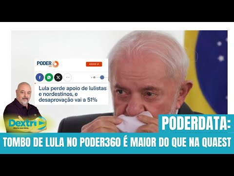 TOMBO DE LULA NO PODER360 É MAIOR DO QUE NA QUAEST