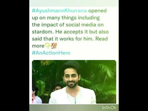 s #AyushmannKhurrana opened up on many things including the impact of social media on stardom.