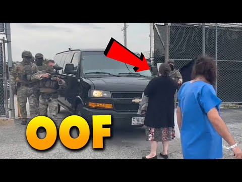 Body Positivity Karen FAFOs after attempting to STOP this ICE vehicle...