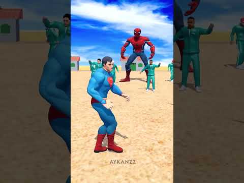 Squidgame BUT WITH SUPERMAN😱 #squidgame #animation