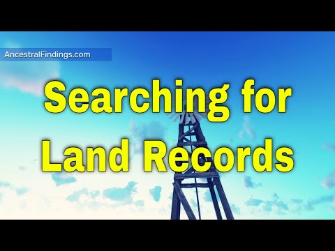 AF-586: A Closer Look at Land Records #1 | Ancestral Findings Podcast