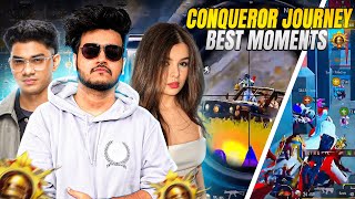 FUNNY MOMENTS🤣 and CLUTCHES🔥 | BGMI Conqueror Journey